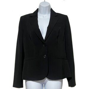Jones New York, Black Two-Button Blazer, Size 6